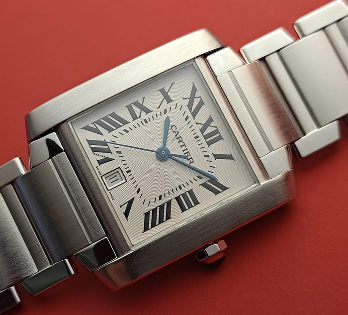 Large Cartier Tank Automatic Wristwatch Ref. W51002Q3